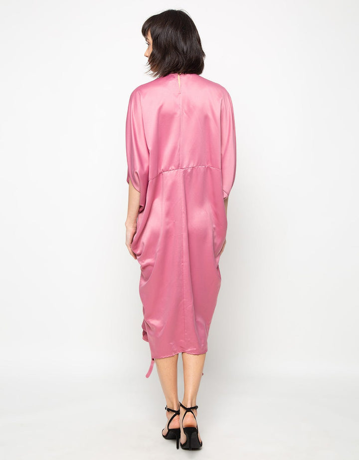 MKY Clothing Pearl Flower Drapped Kaftan