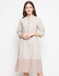 TRISET Longdress Plaid Print