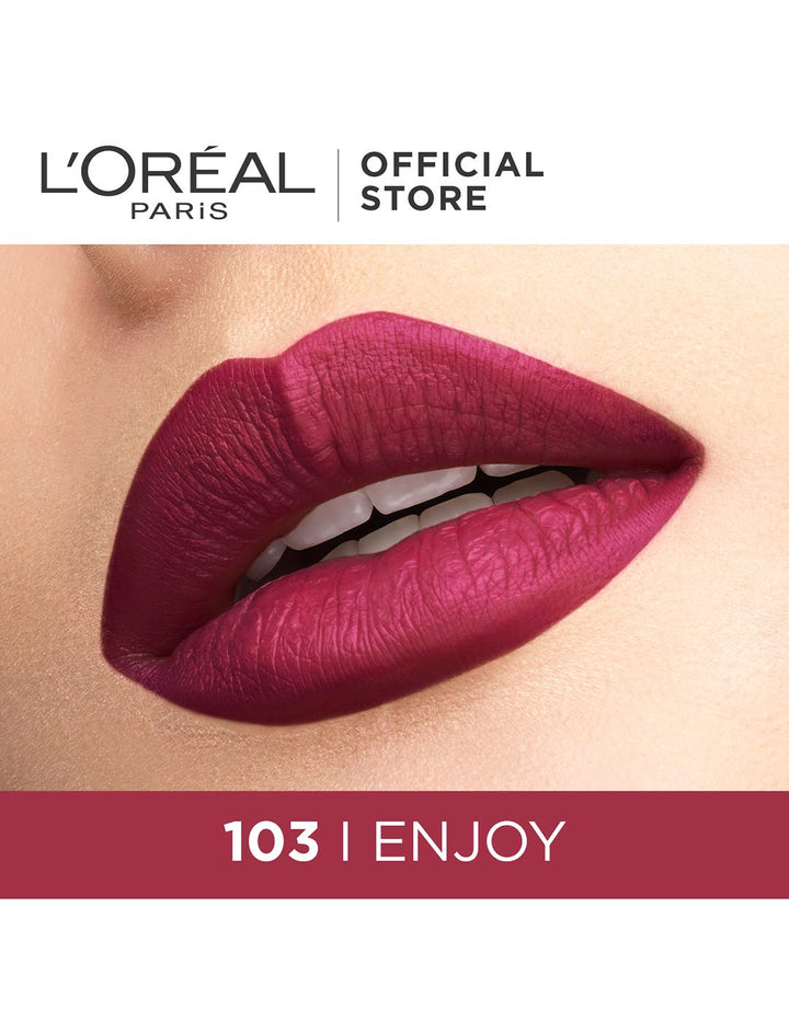 L'Oreal Liquid Lipstick Matte Rouge Signature - 103 Enjoy