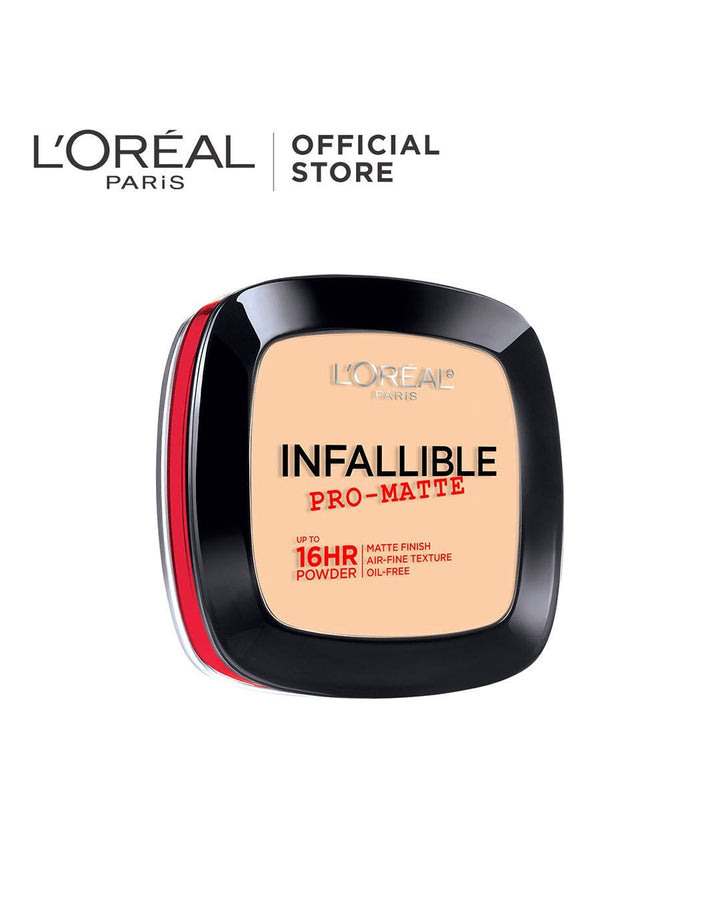 L'Oreal Paris Infallible Pro-Matte 16HR Powder Make Up - 200 Natural Beige