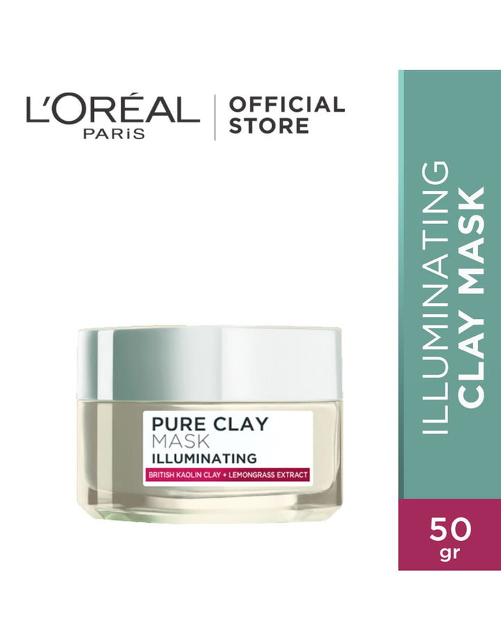 L'Oreal Pure Clay Mask Glow Orange Masker Wajah - 50 ml