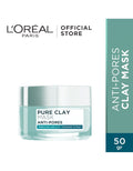 L'Oreal Pure Clay Mask Glow Green Masker Wajah - 50 ml