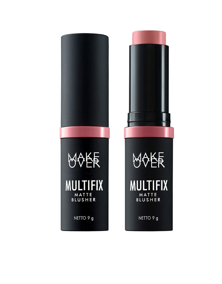 MAKE OVER Multifix Matte Blusher 01 Rose Hour 9 g