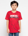 Marvel Avengers Invincible Print Splash Boys T-Shirt