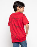 Marvel Avengers Invincible Print Splash Boys T-Shirt