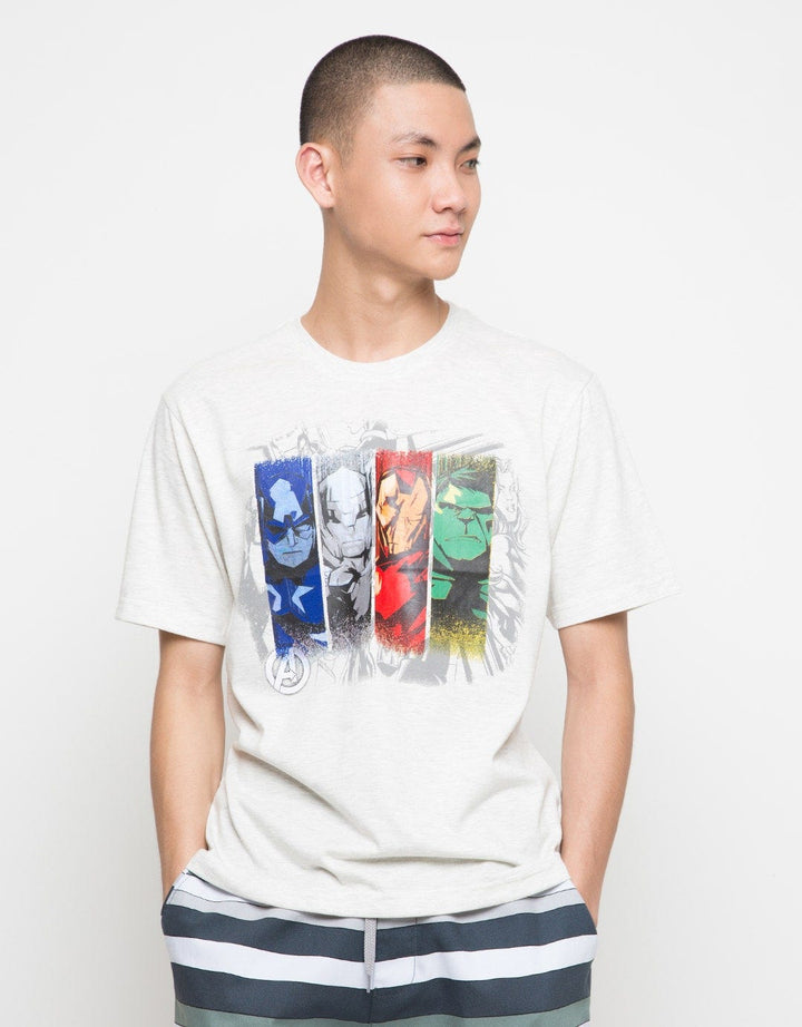 Marvel Avengers 4 Hero Print T-Shirt
