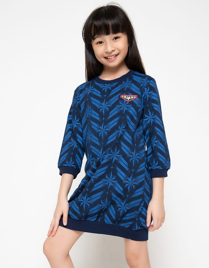 Marvel Dress Captain Marvel Anak Perempuan