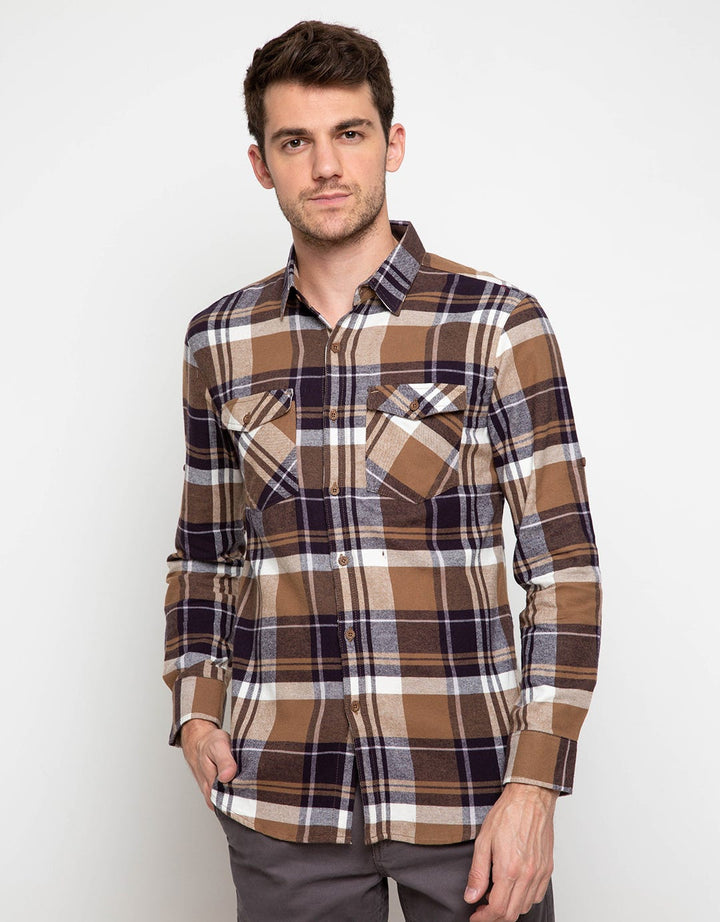 Men &amp; Clo Cotton Flannel Check -