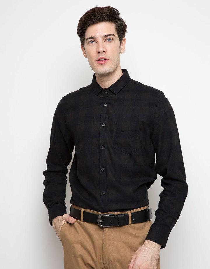 Men's Top Checkers Print Shirt
