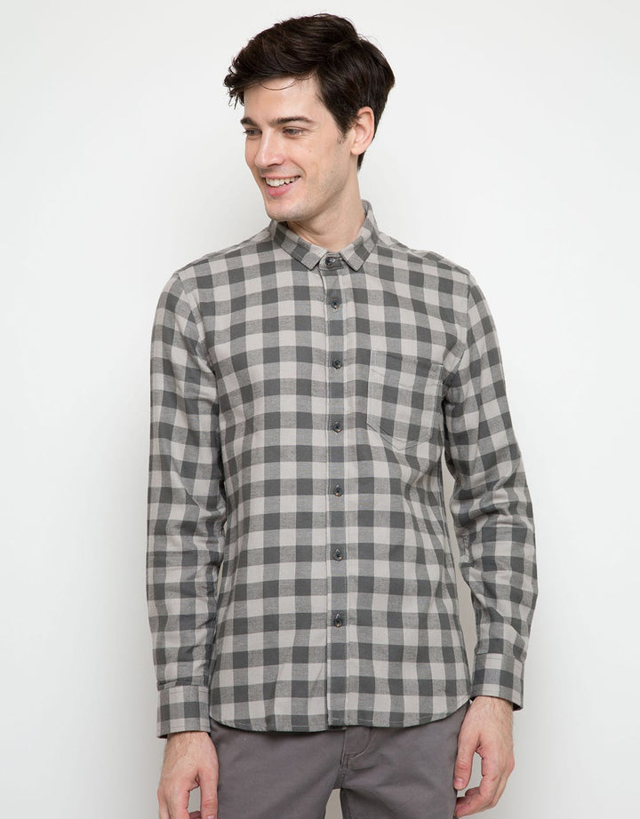 Men's Top Checkers Print Shirt
