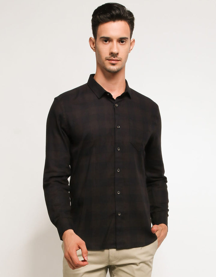 Men's Top Checkers Print Shirt