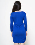 Labirin Dress - Biru
