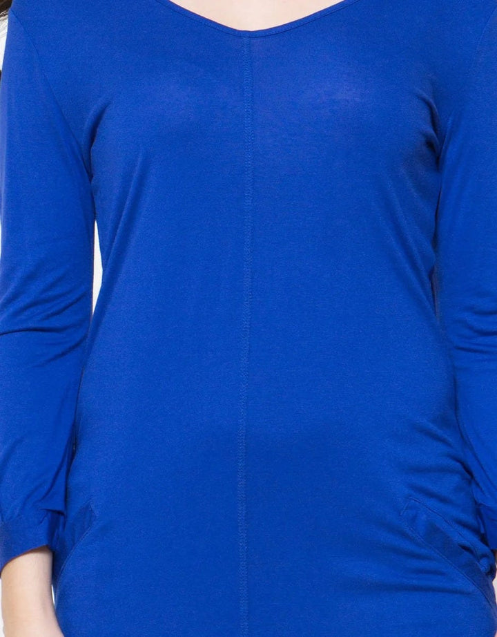 Labirin Dress - Biru