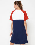 DRESS CUT AND SEWN