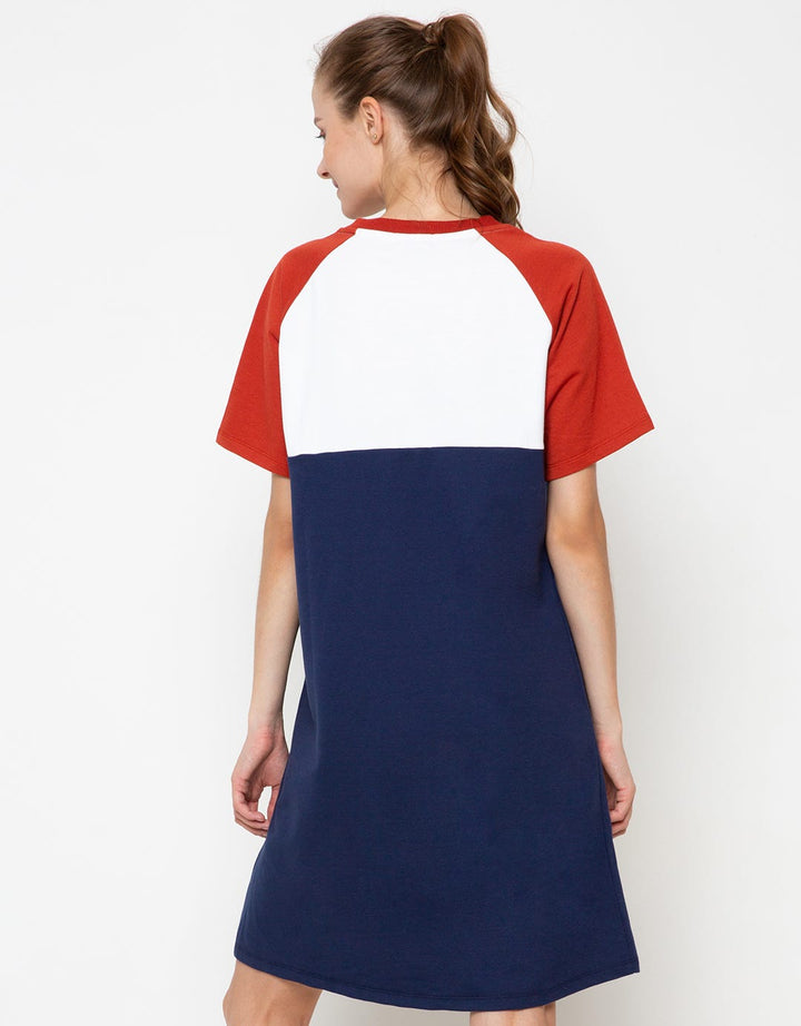 DRESS CUT AND SEWN