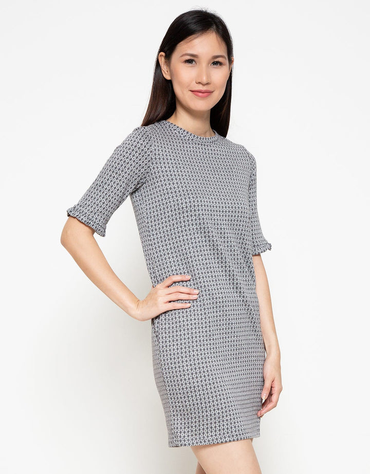 Cardinal Femme Dress Midi Aksen Woven