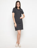 Connexion Dress Oversize Print Stripes