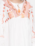 LEB DRESS EMB ETNIC