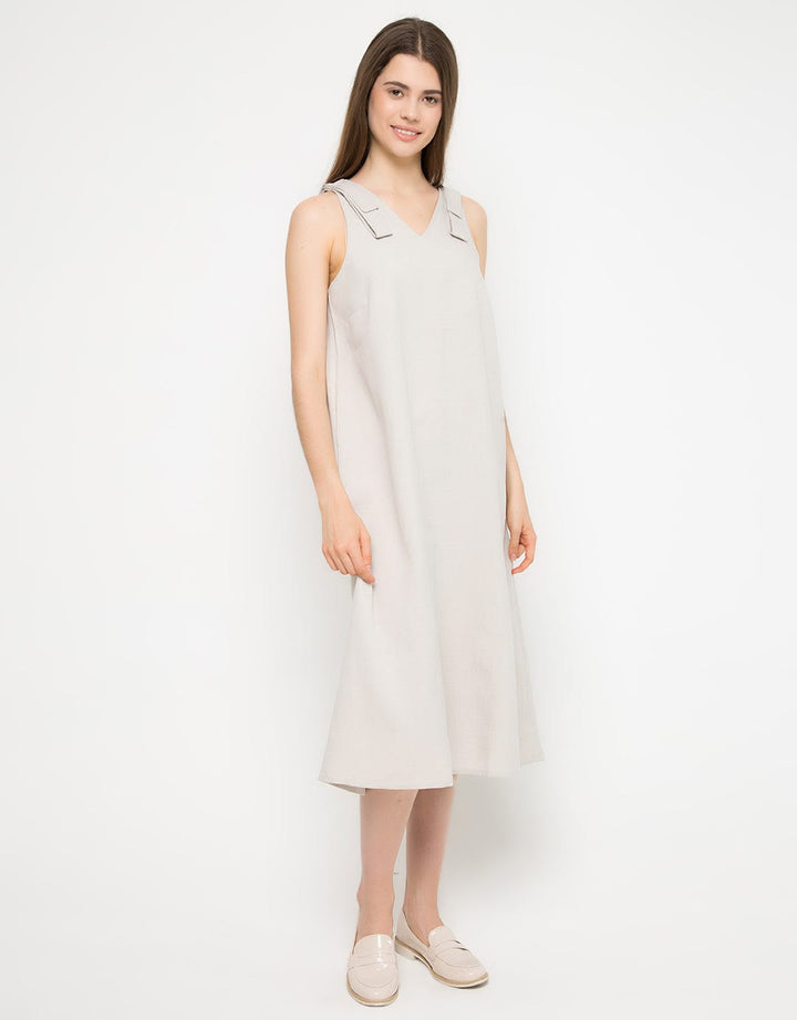 KHAKI DRESS KACIONIC
