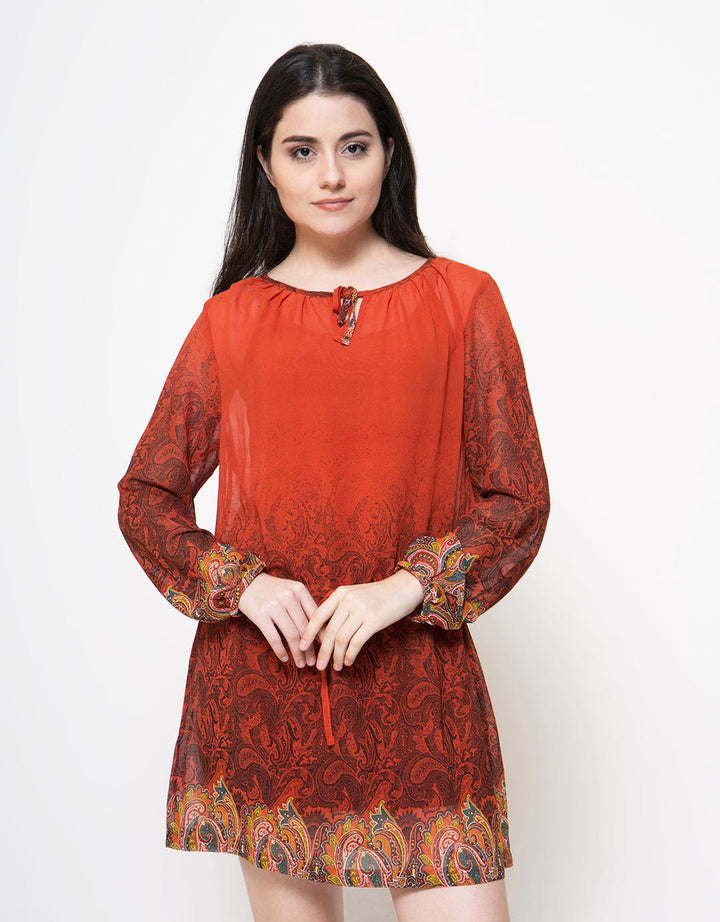 Bodytalk Parsley Ice Blue Dress Wanita
