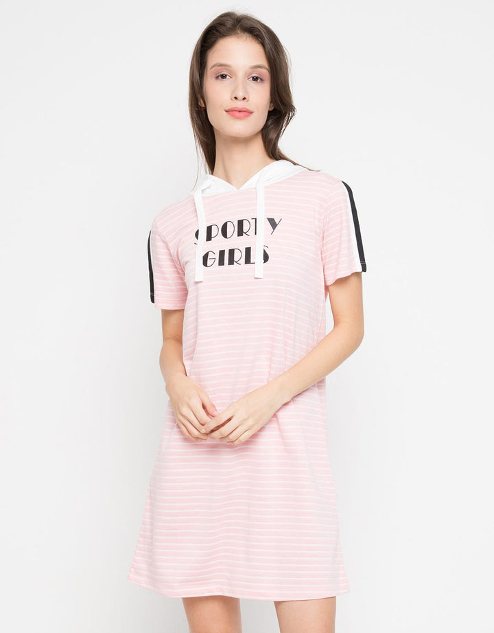 Hassenda Dress Hoodie Print Stripes