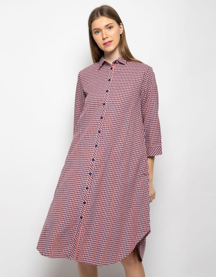 Triset Ladies Dress Print Checkers