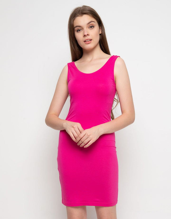 Ninety Degrees Mixed Berry Sleeveless Dress
