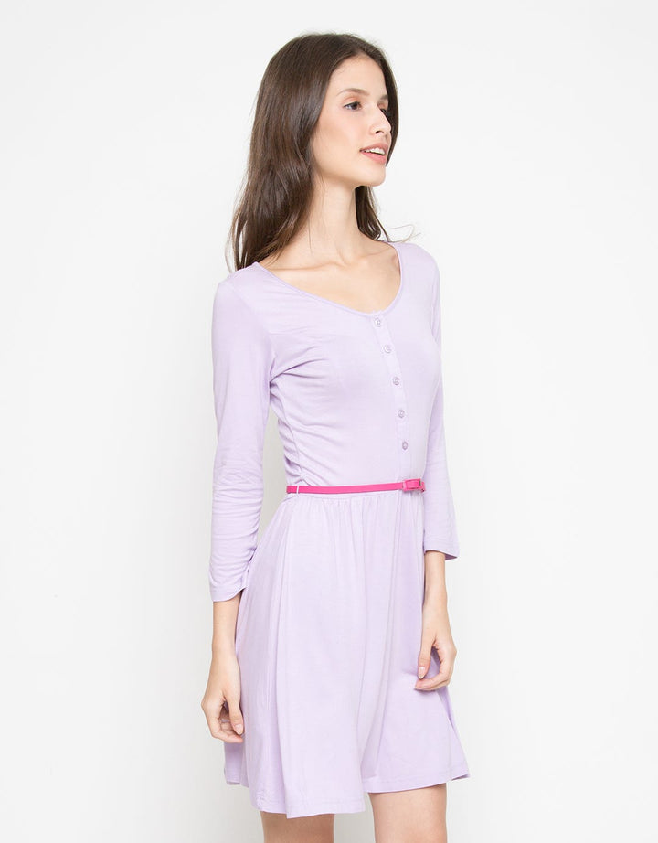 Ninety Degrees QUEEN BODY LAVENDER  DRESS