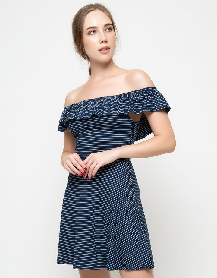 Ninety Degrees Stripes Dress