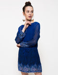 Bodytalk Parsley Ice Blue Dress Wanita
