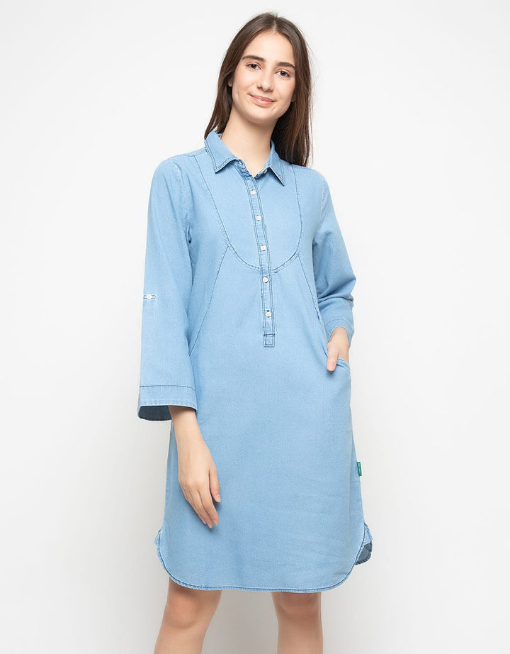 Point One Desmond Denim Dress