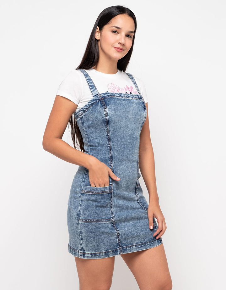 SS MINI DRESS DENIM