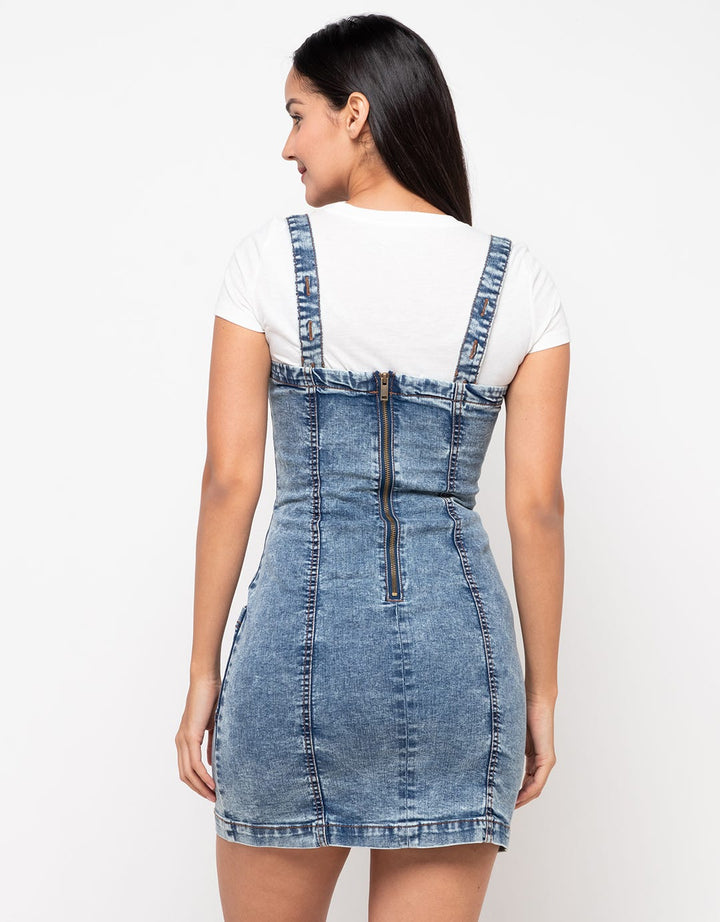 SS MINI DRESS DENIM