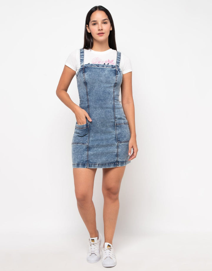 SS MINI DRESS DENIM