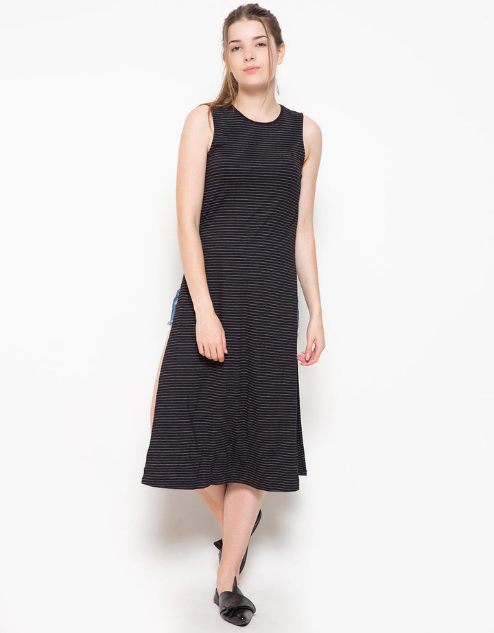 Logo Jeans Line Midi Dress