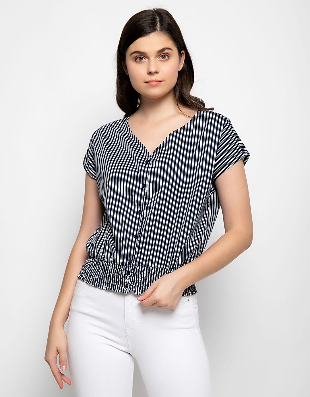 Minimal Carilla Smocked Blouse