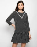 Minimal Drop Waist Flare Dress
