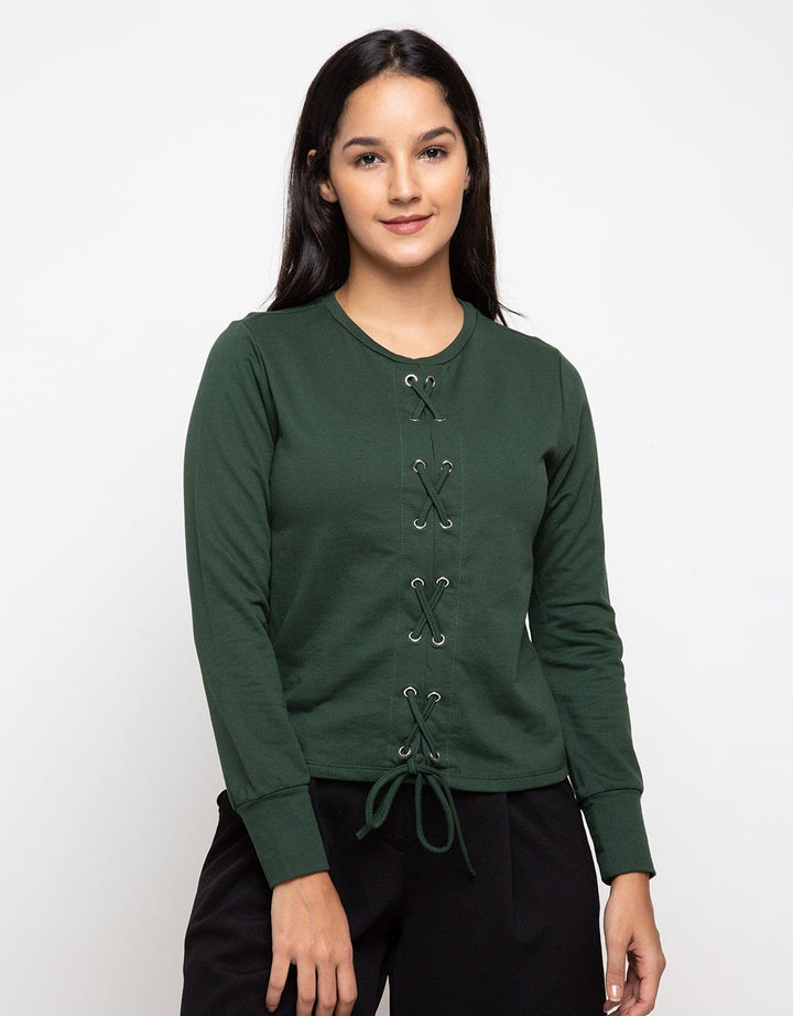 Minimal Mavise Lacing Sweatshirt