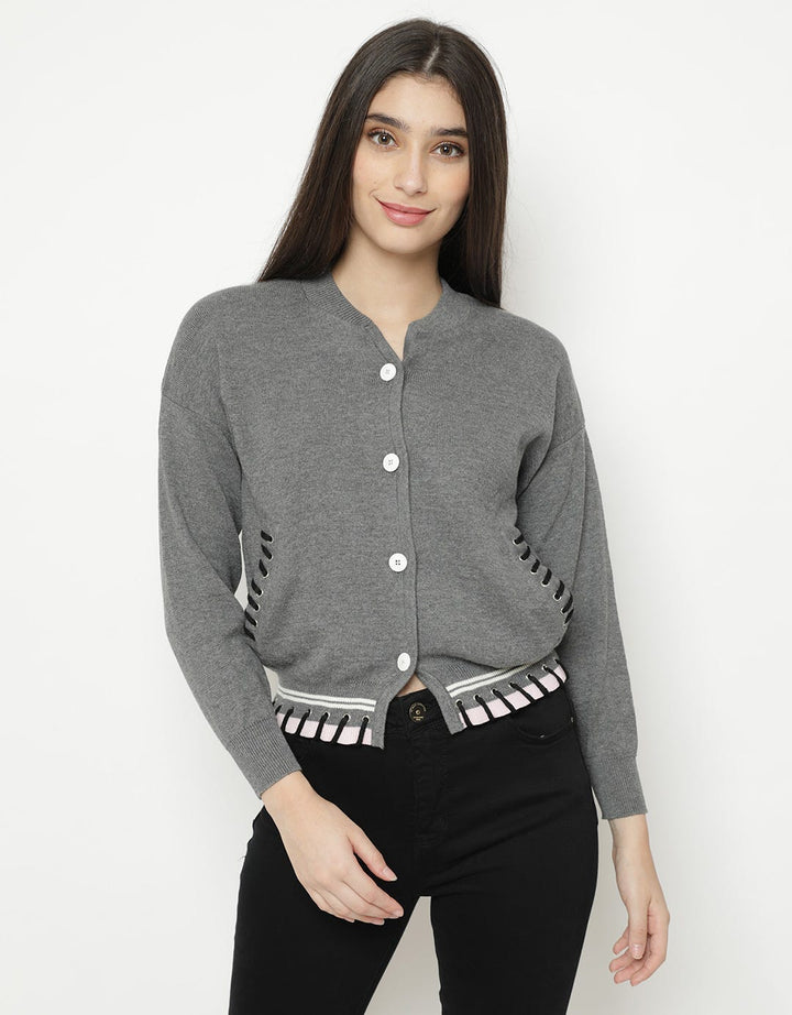 Minimal Penny Flatknit Jacket