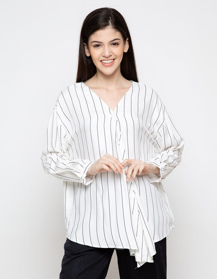 Minimal Slouchy Front Shirt R 4009109