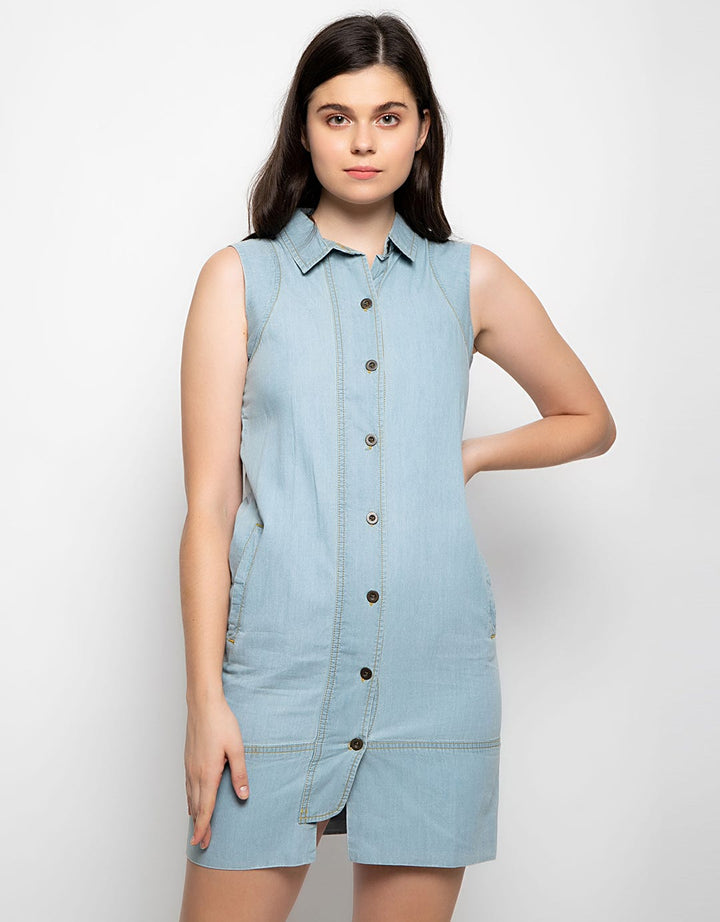 Minimal Sora Denim Dress