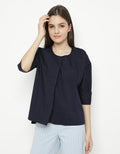 Minimal T-Shape Pleat Top