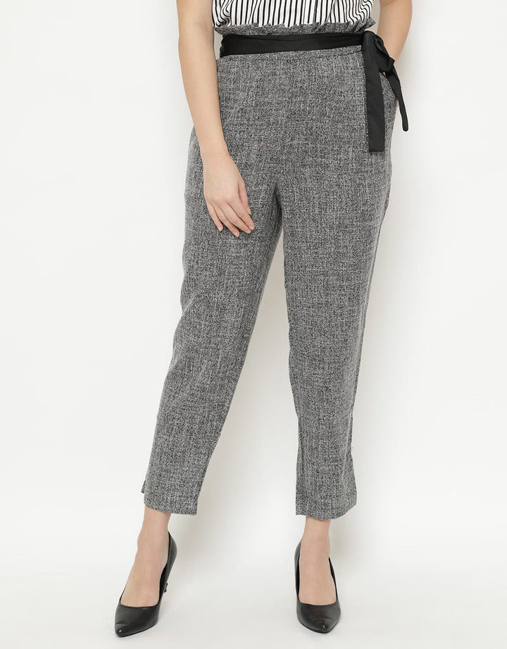 Minimal Waist Pleated Pants
