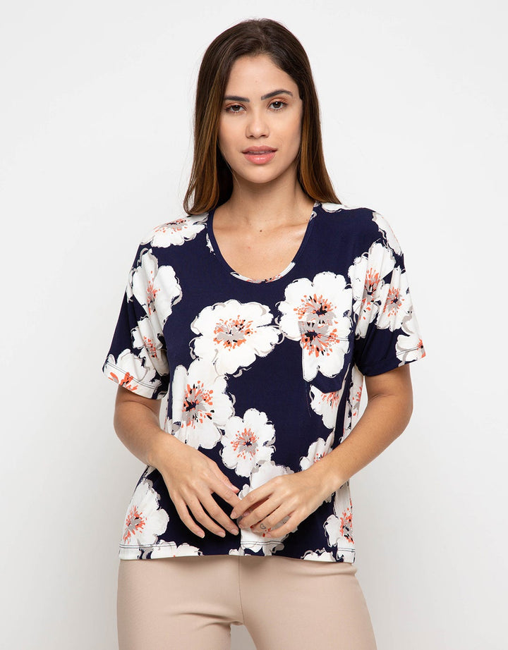 Minimal Waterfloral Top
