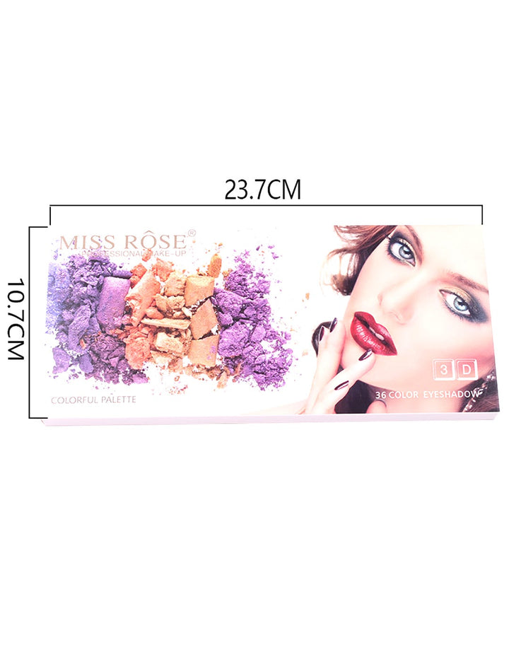 Miss Rose Colorful Palette 3D 36 Color Eyeshadow 7001060MT Dazzling Play (33 g)