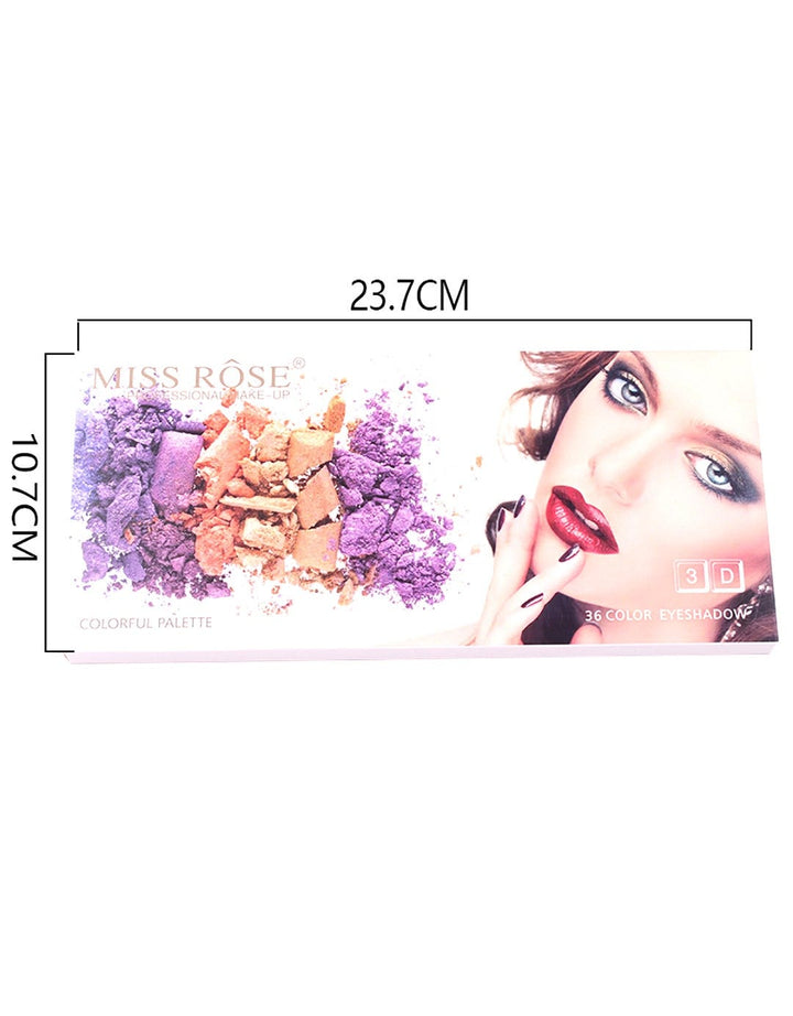Miss Rose Colorful Palette 3D 36 Color Eyeshadow 7001060MT Dazzling Play (33 g)