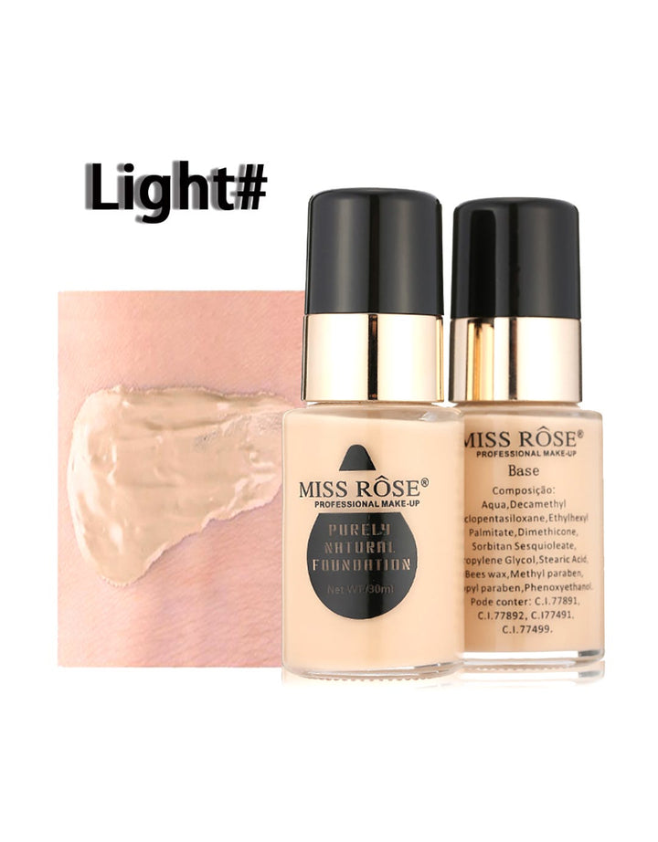 Miss Rose Purely Natural Foundation 30 mL