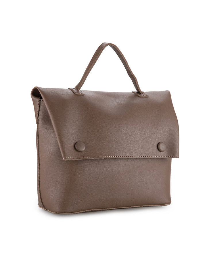 MKY Clothing Handbag Wanita Detail Leather Button