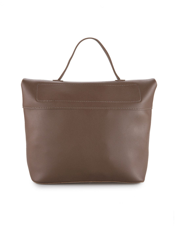 MKY Clothing Handbag Wanita Detail Leather Button