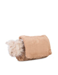 MKY Clothing Furry Sling Bag with Fur Ball